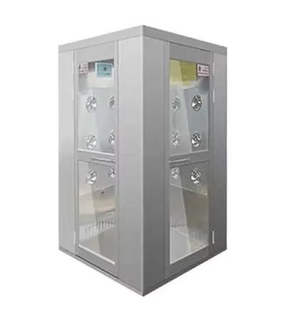 Airshower cửa vuông góc - Huy Nam Tech