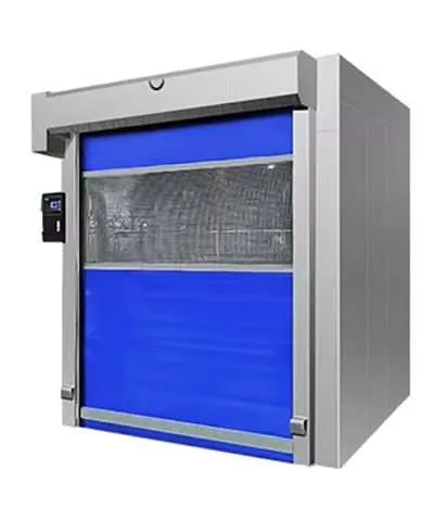 Airshower cửa cuốn nhanh - Huy Nam Tech
