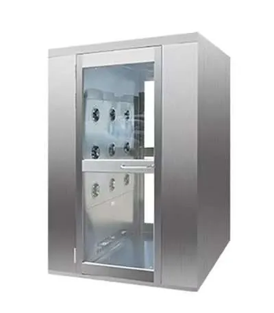 Airshower cửa mở tay 2 người sử dụng - Huy Nam Tech