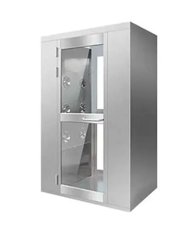 Airshower cửa mở tay 1 người sử dụng - Huy Nam Tech