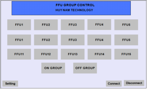 Hệ điều khiển FFU tập trung - Huy Nam Technology