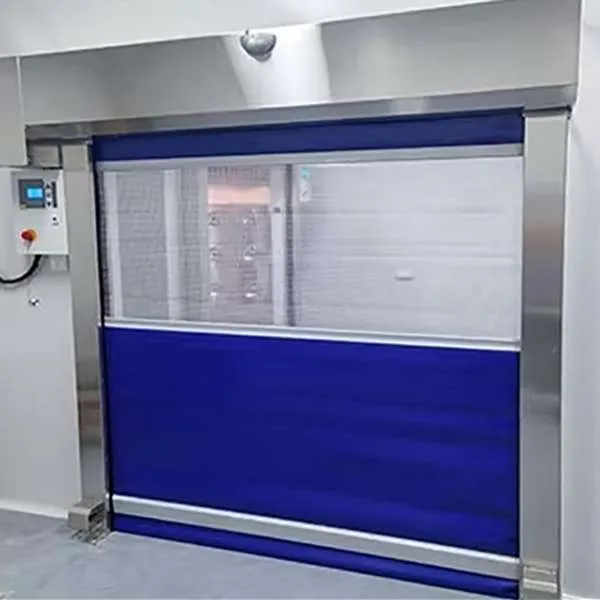Buồng thổi khí Airshower cửa cuốn tự động